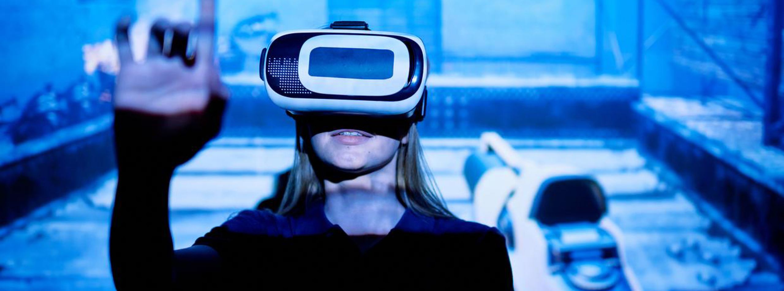 Immersive Night route Blauw